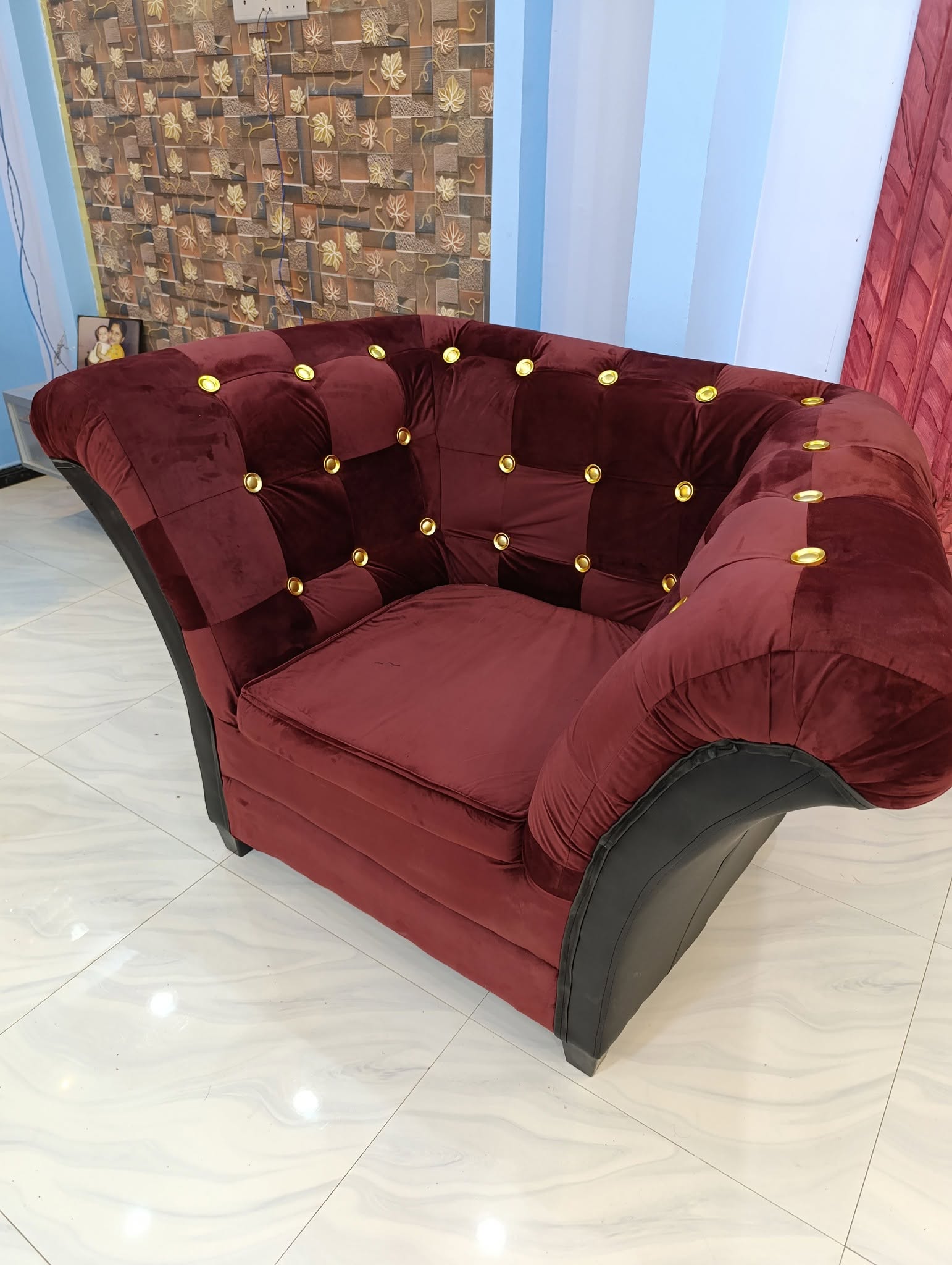 Classic Teak Wood Sofa